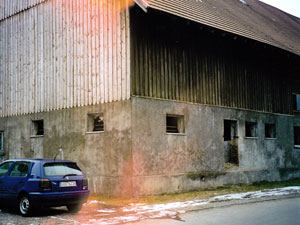Ausstellungsgebäude Schreinerei Reck vor dem Umbau